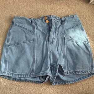 Blue Denim Women's Shorts
